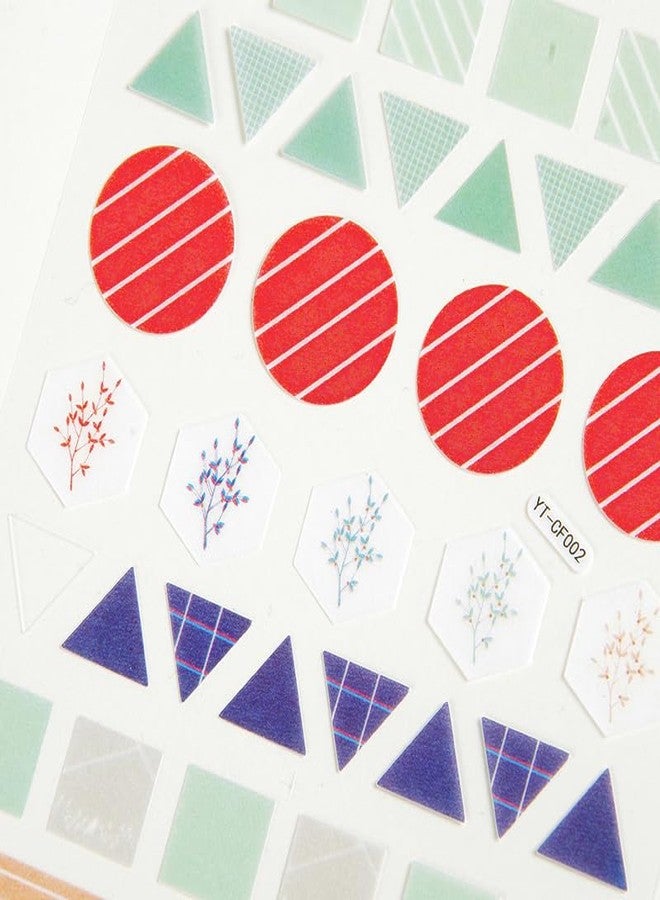 NVF مجموعة ملصقات أدبية مزخرفة للكتابة في المذكرات، وسجلات القصاصات، وتزيين المخططات، والأعمال اليدوية، ودفتر التخطيط - أوراق ملصقات بنقوش جمالية (عبوة متعددة التصاميم) - Image 5